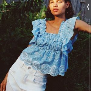 Zara Embroidered Top